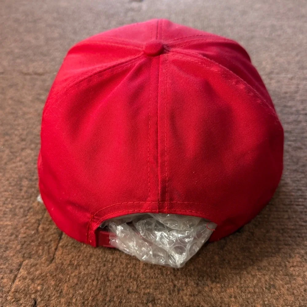 Vintage Ohio State Buckeyes Snapback Hat Twins Enterprise 1997 Rose Bowl Pin Red